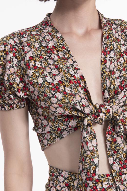 Bayan Multı Bağlamalı Crop Bluz - BSL