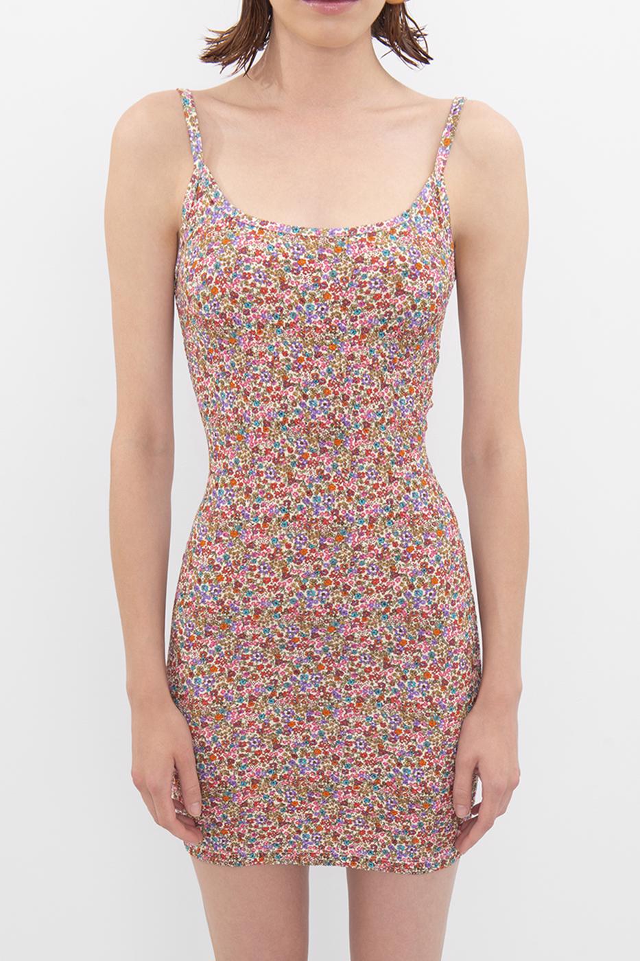 Bayan Multı Askılı Mini Dar Elbise