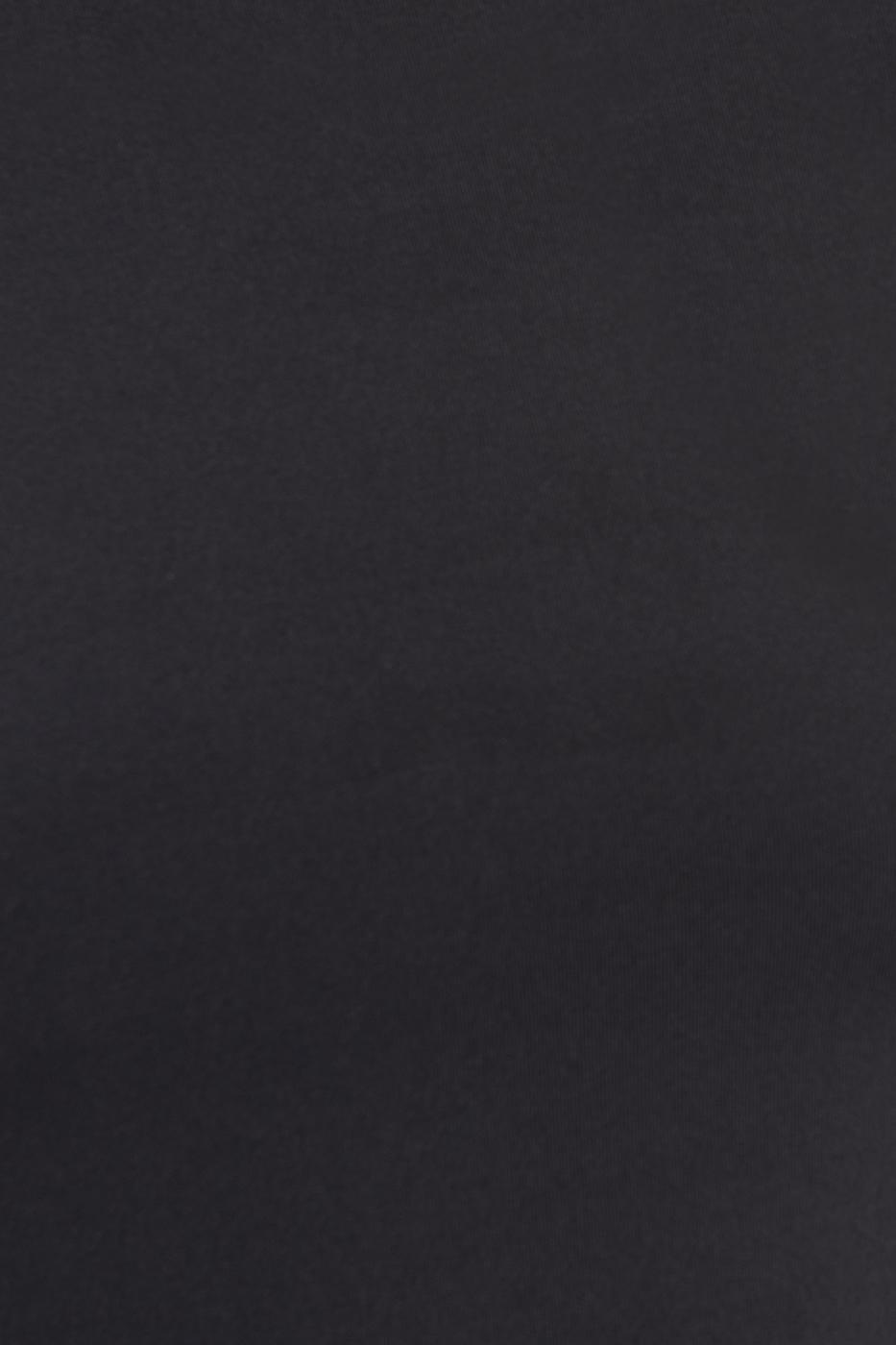 Bayan Siyah Crop Body