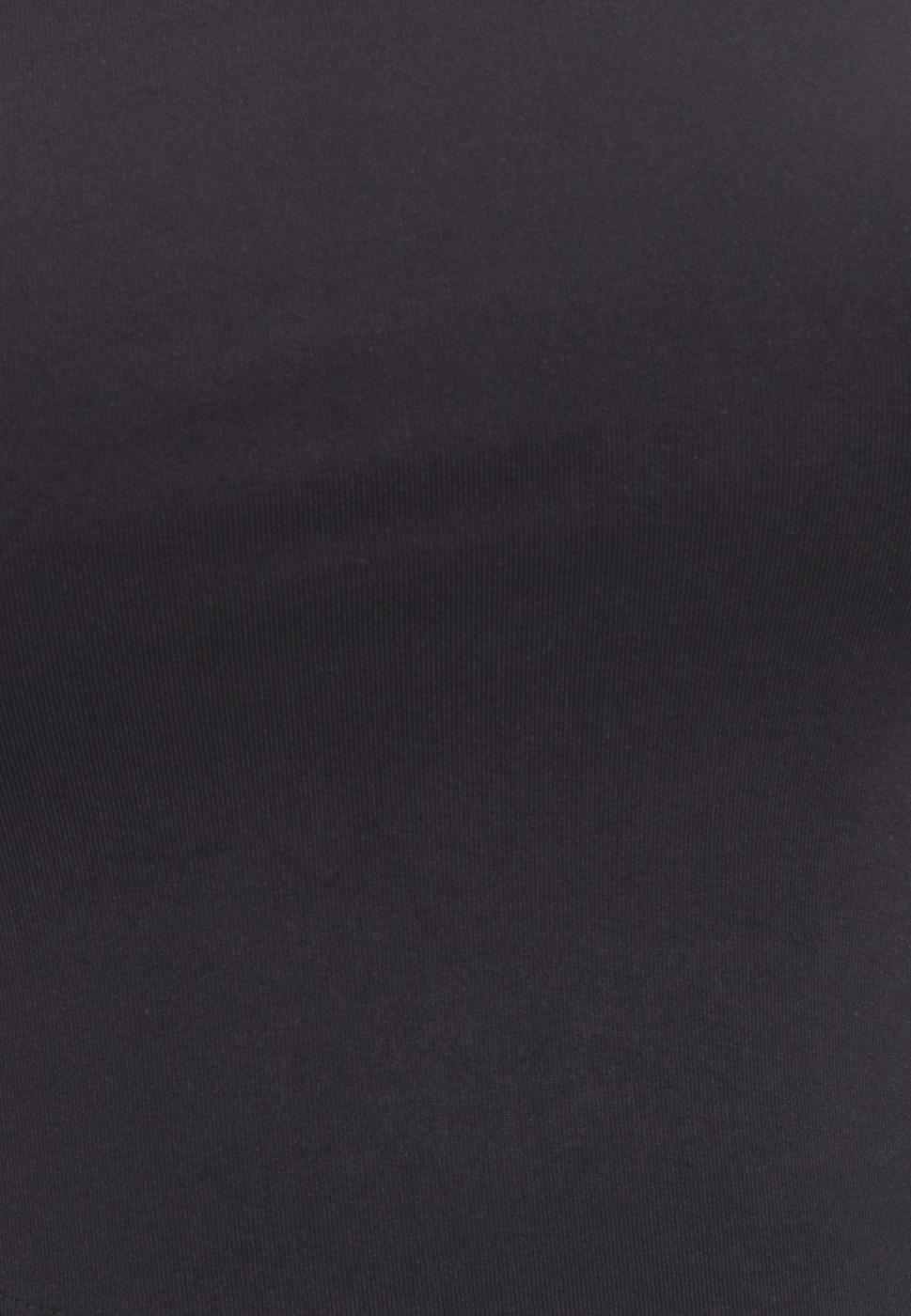 Bayan Siyah Tek Omuz Asimetrik Etek Ucu Detaylı Body