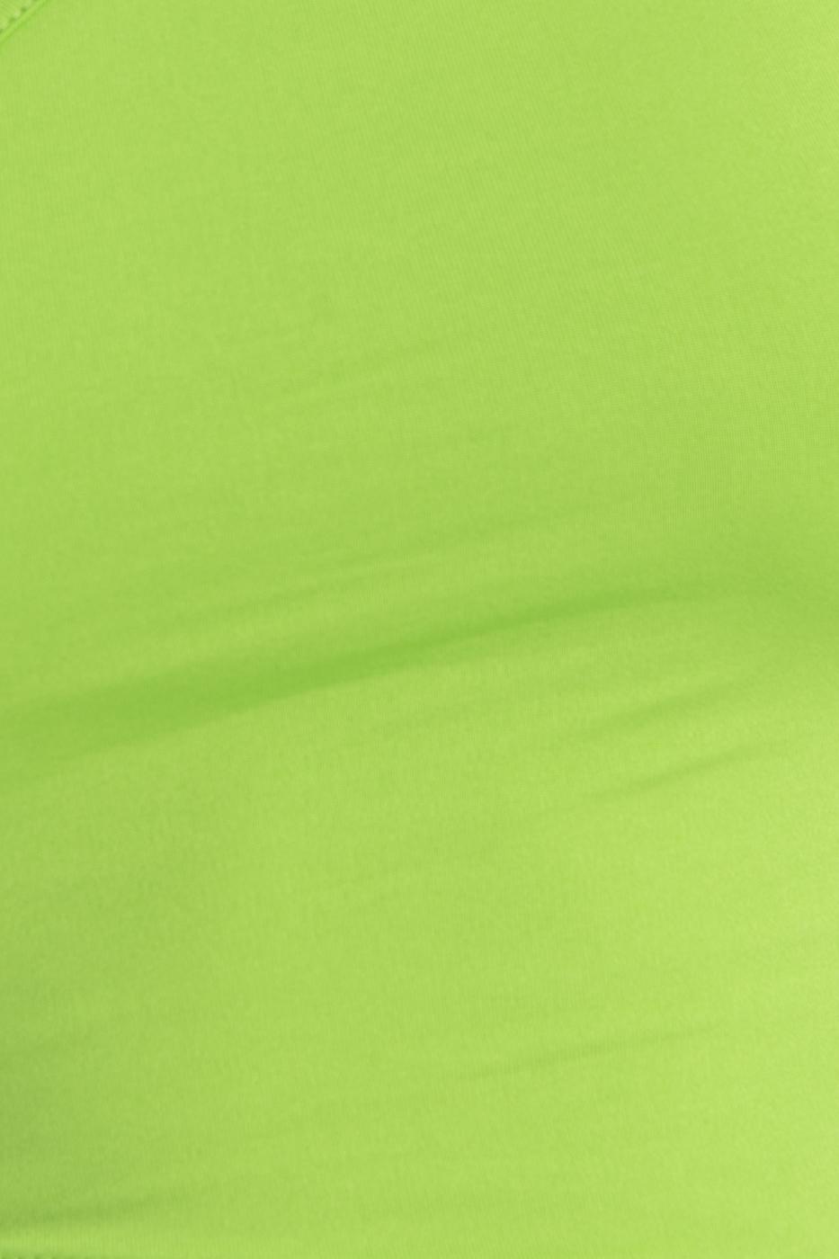 Bayan Yeşil Tek Omuz Asimetrik Etek Ucu Detaylı Body