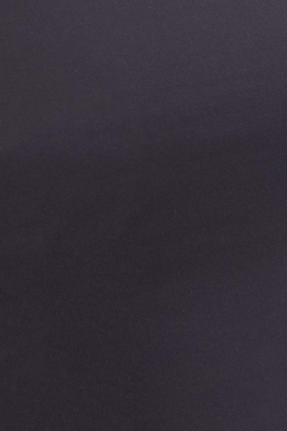 Bayan Siyah Tek Omuz Asimetrik Etek Ucu Detaylı Body