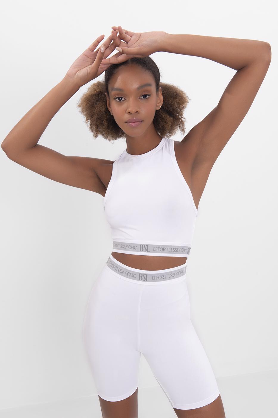 Bayan Beyaz Spor Tayt