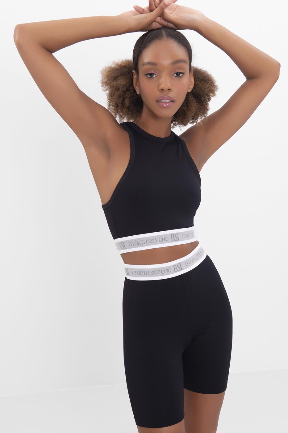 Bayan Siyah Spor Tayt