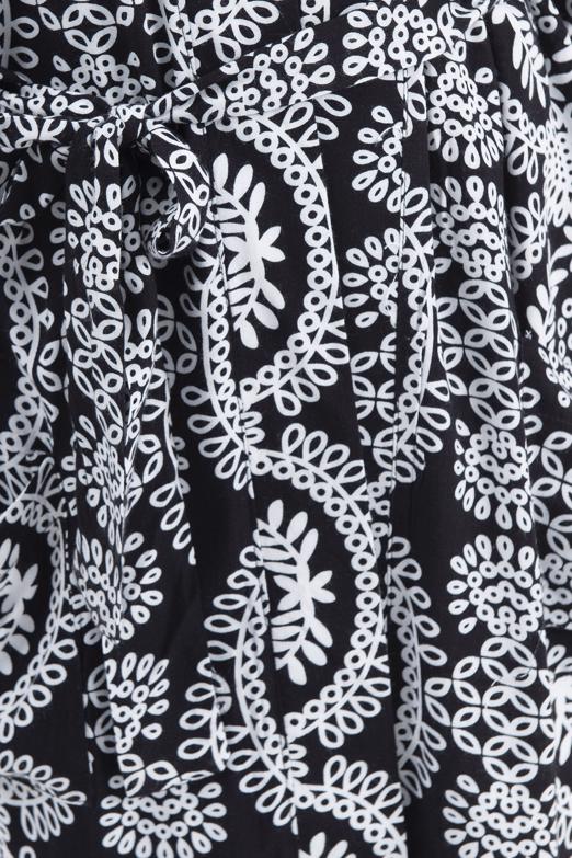 Bayan Siyah Desenli Kısa Kimono - BSL