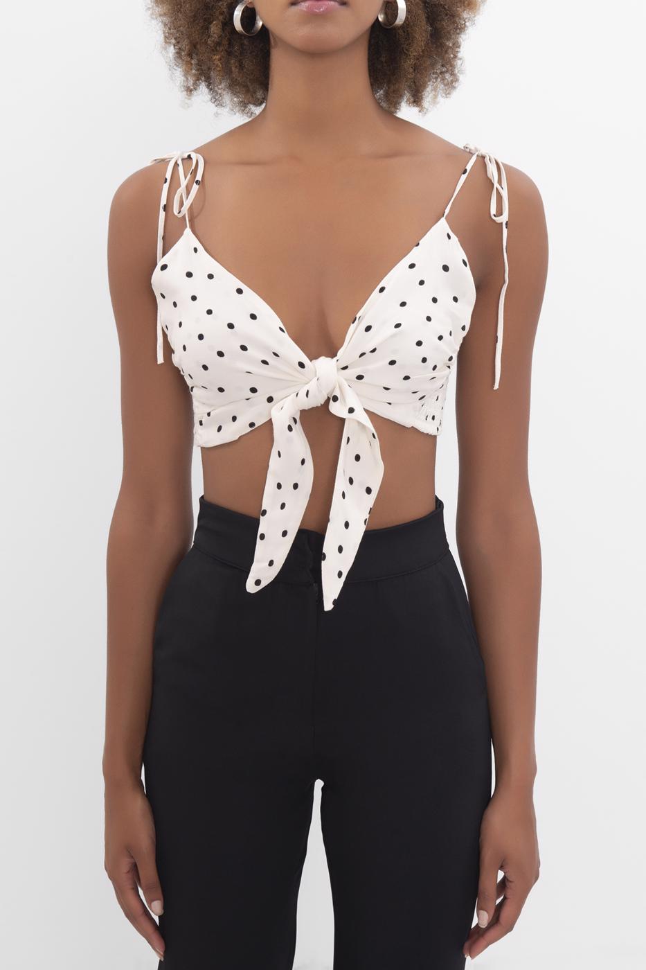 Bayan Ekru Askılı Ön Bağlama Detaylı Büstiyer