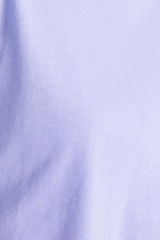 Bayan Lila Düşük Omuzlu Basic Crop Tshirt - BSL
