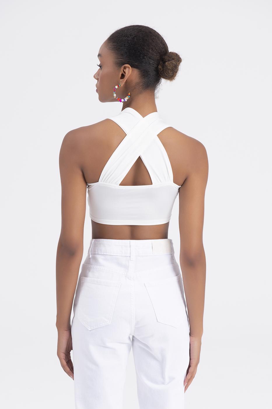 Bayan Ekru Balenli Büstiyer