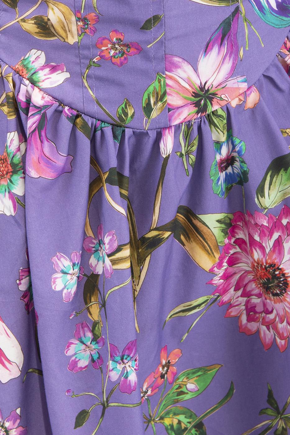 Bayan Mor Derin Göğüs Dekolteli Mini Elbise