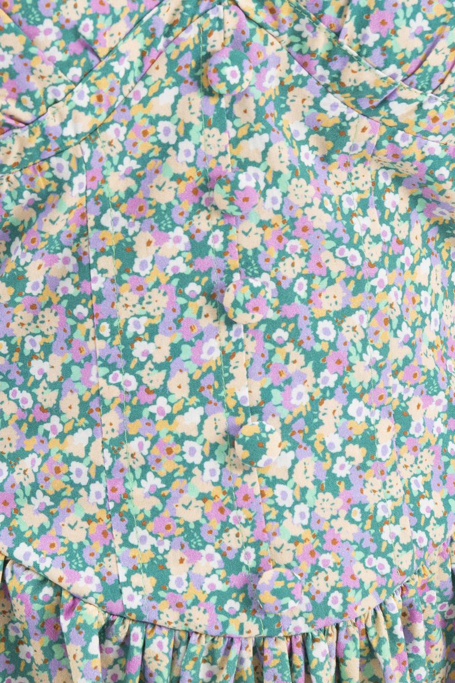 Bayan Multı Derin Göğüs Dekolteli Mini Elbise