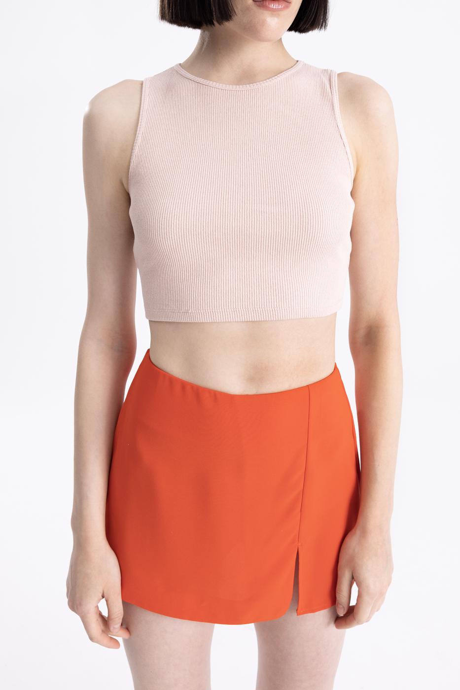 Bayan Somon Sırt Pencereli Crop Body