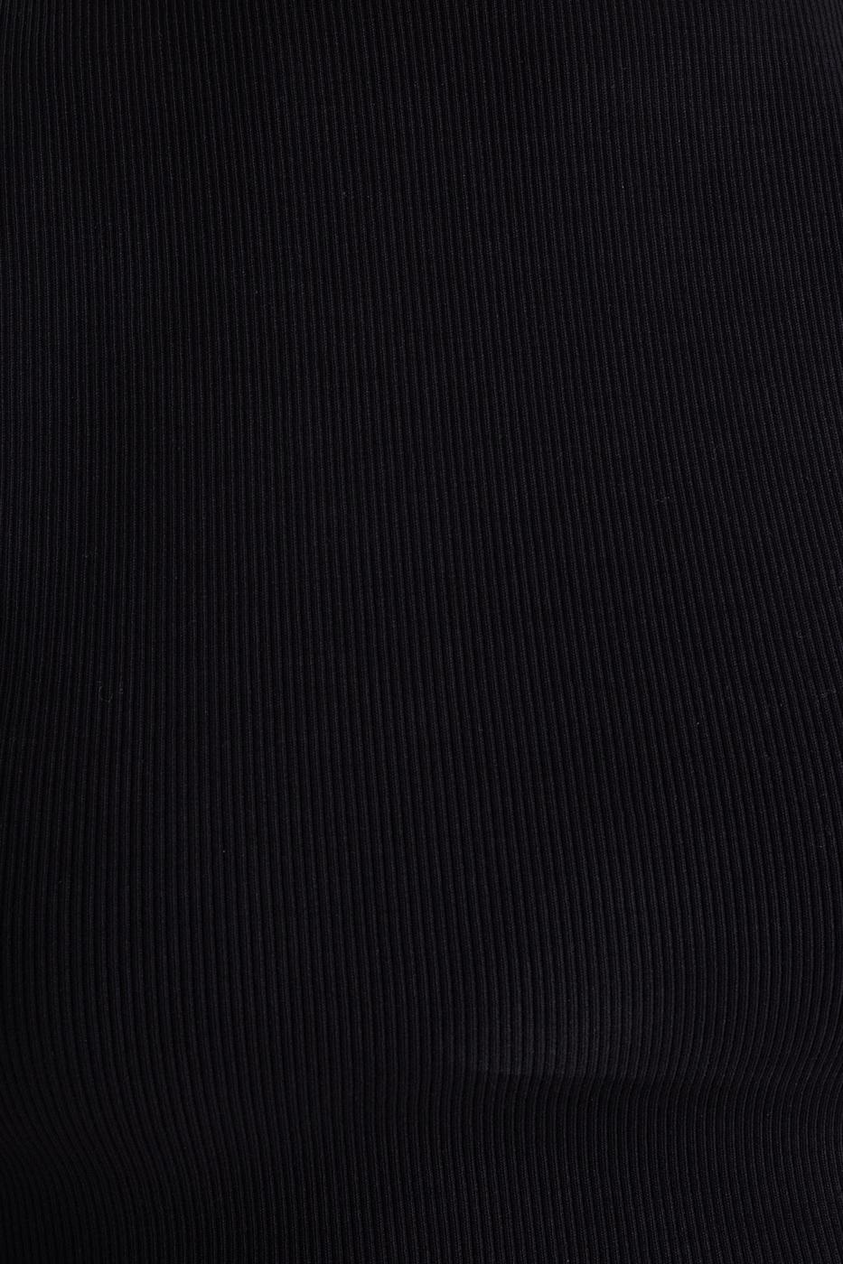 Bayan Siyah Sırt Pencereli Crop Body