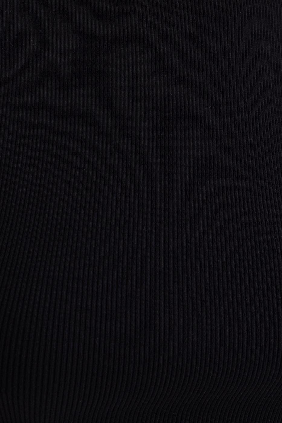 Bayan Siyah Sırt Pencereli Crop Body