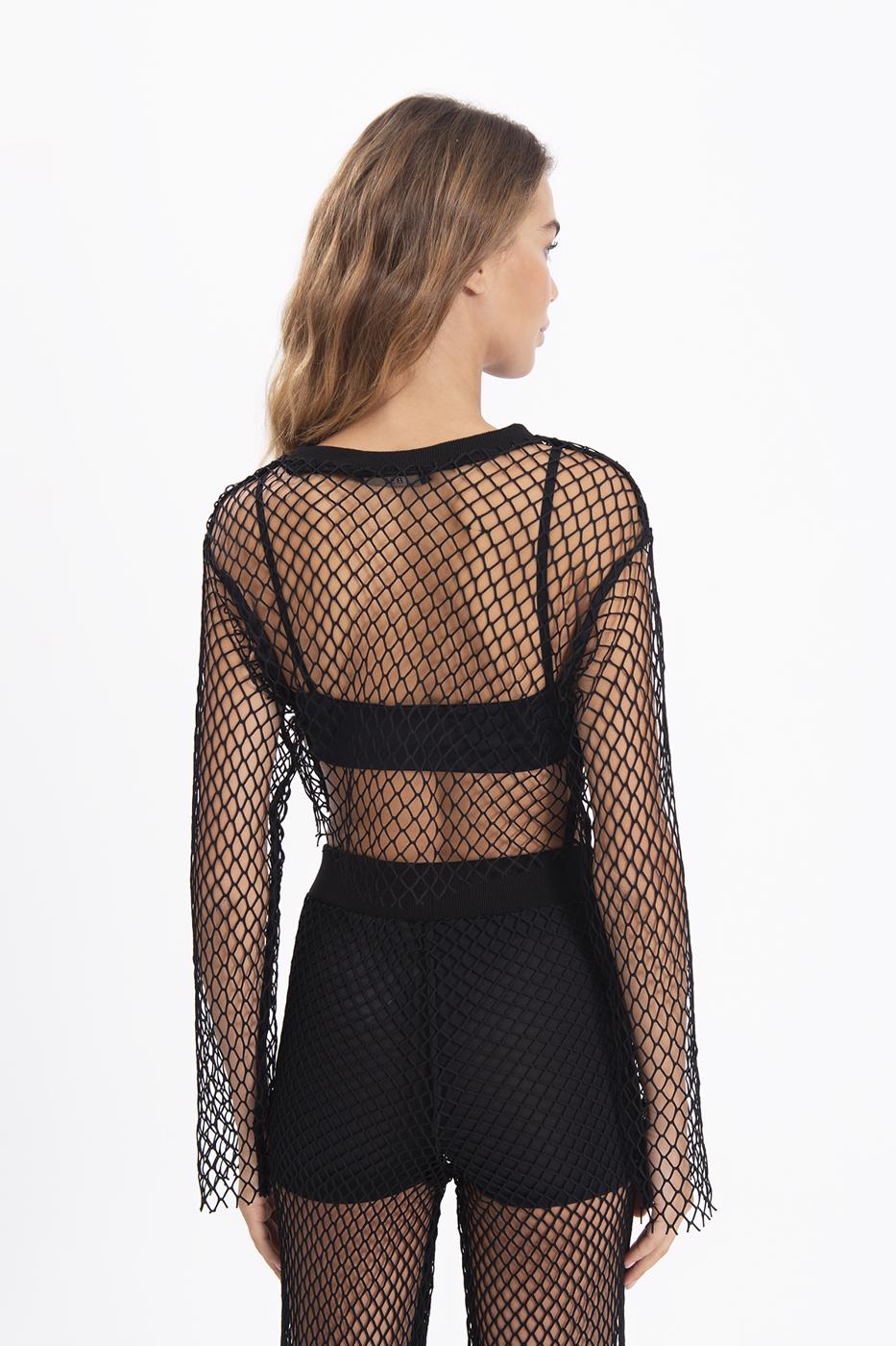 Bayan Siyah File Pantolon