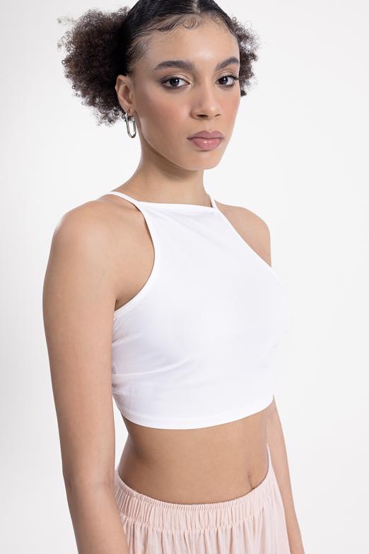 Bayan Ekru Sırt Bağlamalı Body - BSL