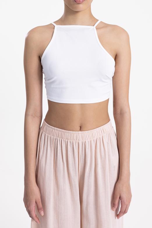 Bayan Ekru Sırt Bağlamalı Body - BSL