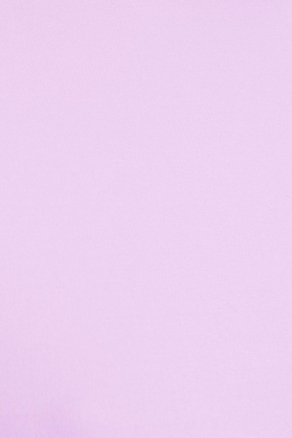 Bayan Lila Sırt Bağlamalı Body