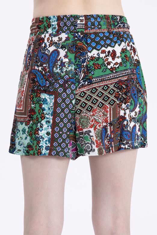 Bayan Multı Bel Lastik Detaylı Şort - BSL