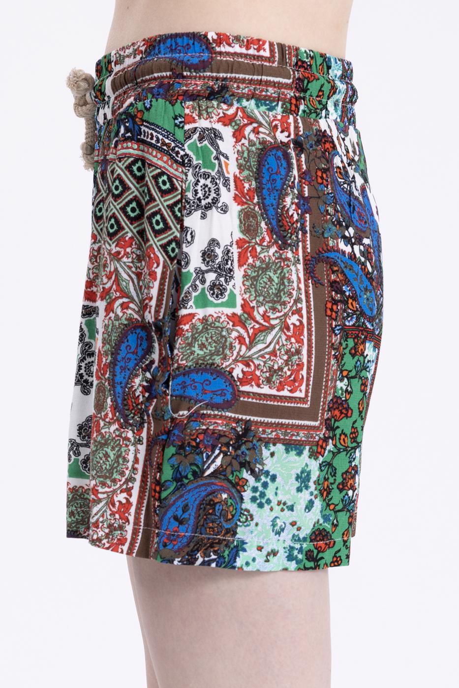 Bayan Multı Bel Lastik Detaylı Şort