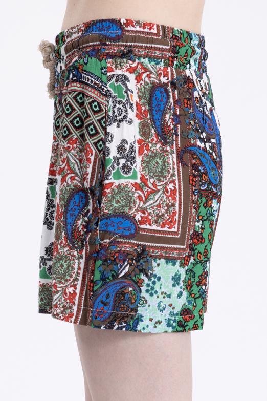 Bayan Multı Bel Lastik Detaylı Şort - BSL