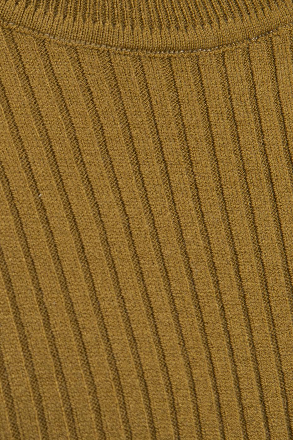 Bayan Yeşil Balıkçı Triko Body