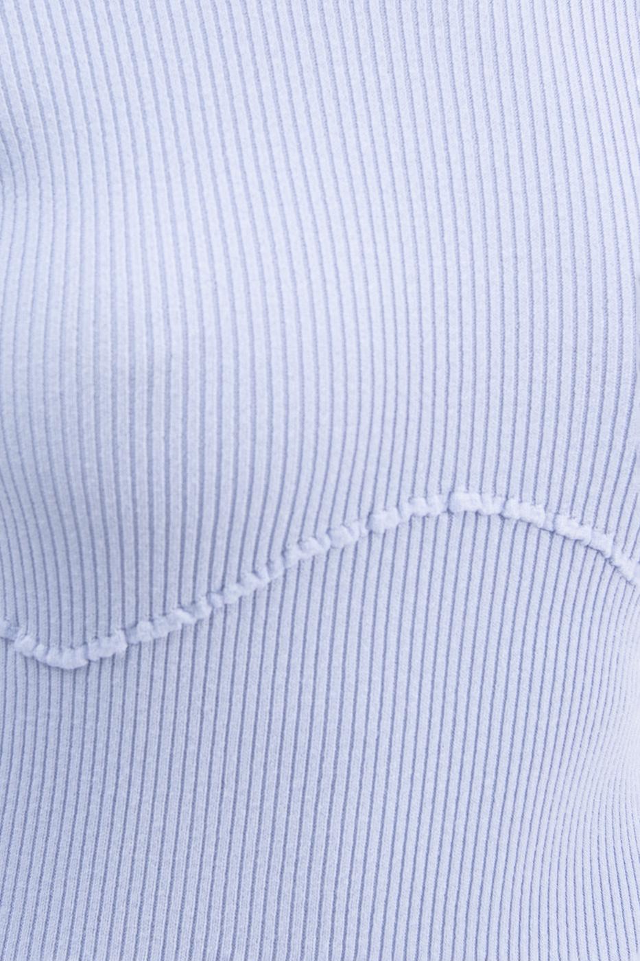 Bayan Mavi Dik Yakalı Triko Kalem Elbise