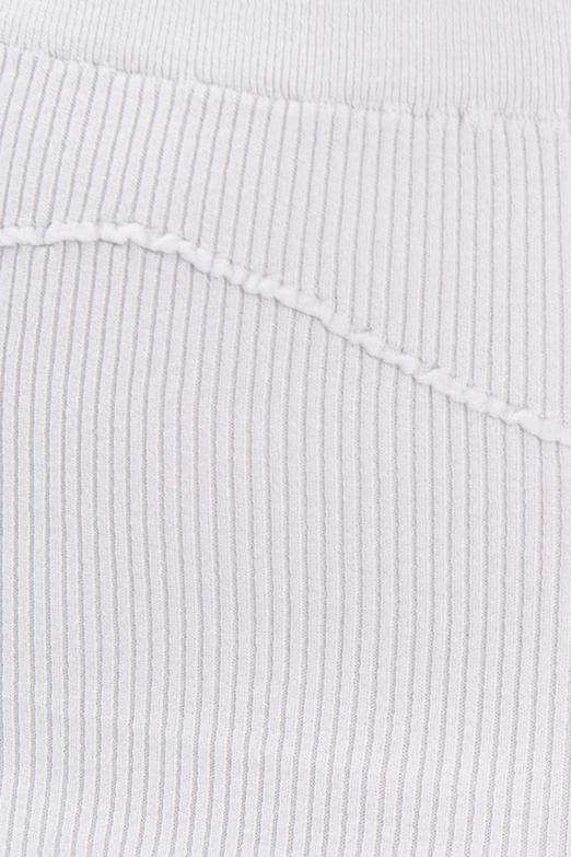 Bayan Gri Triko Mini Dar Etek - BSL