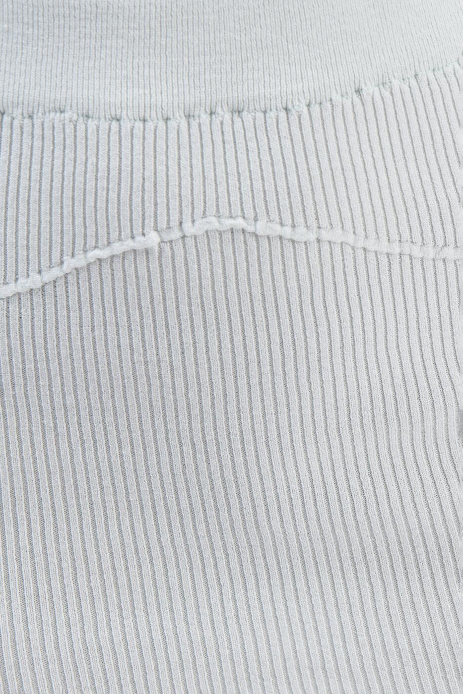 Bayan Yeşil Triko Mini Dar Etek