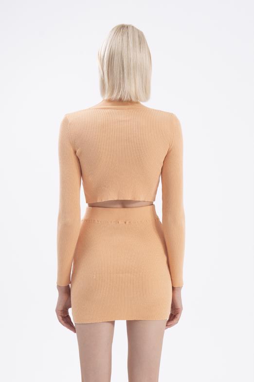 Bayan Somon Triko Mini Dar Etek - BSL