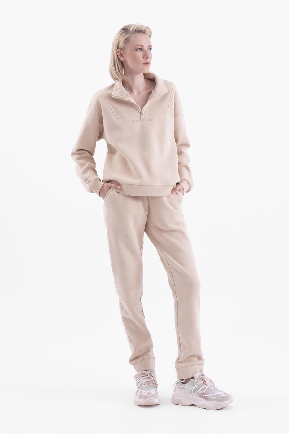 Bayan Bej Jogger Pantolon