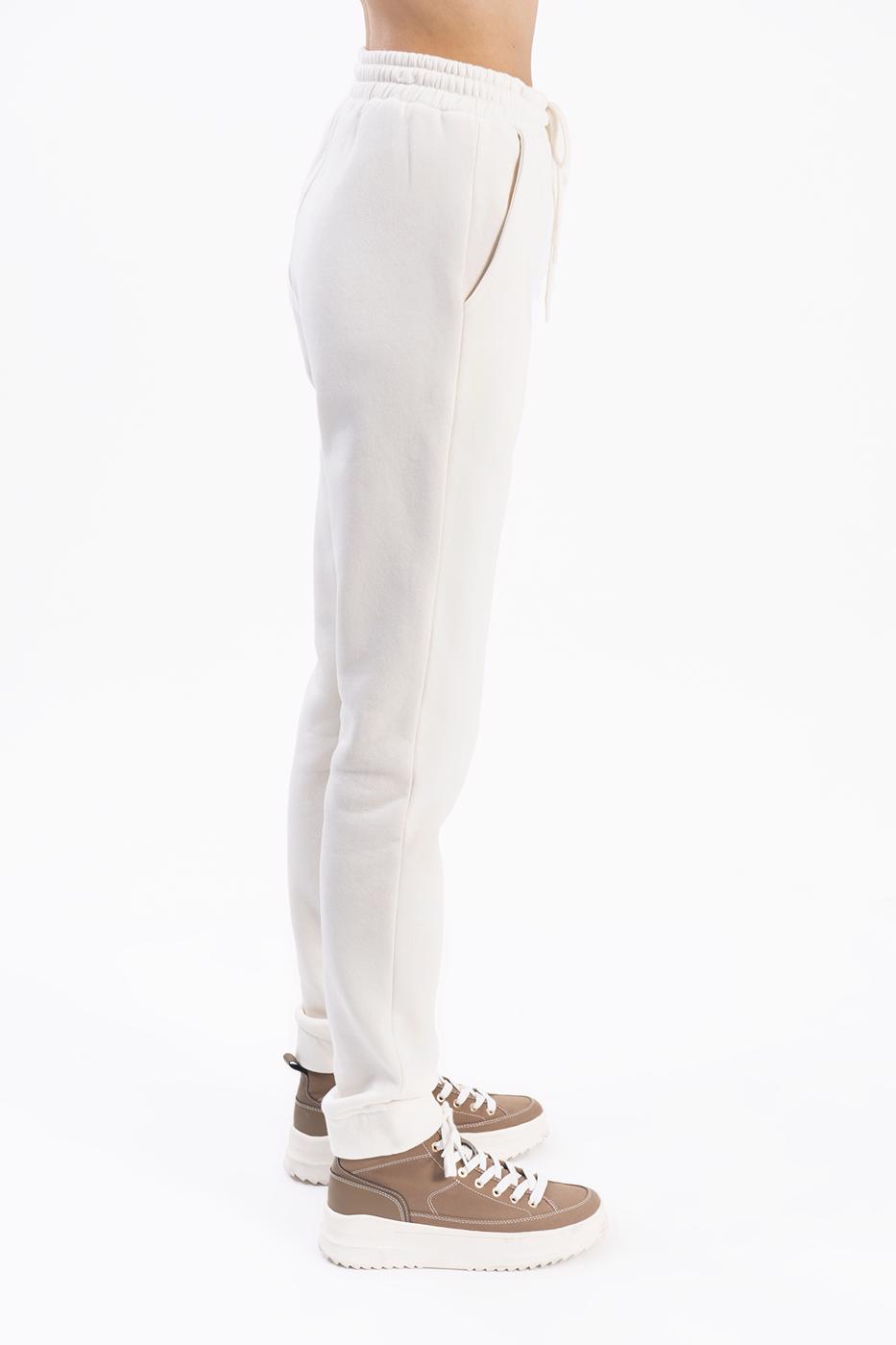 Bayan Ekru Jogger Pantolon