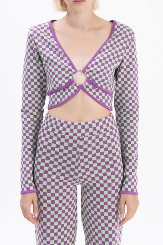 Bayan Mor Uzun Kollu Büstiyer - BSL