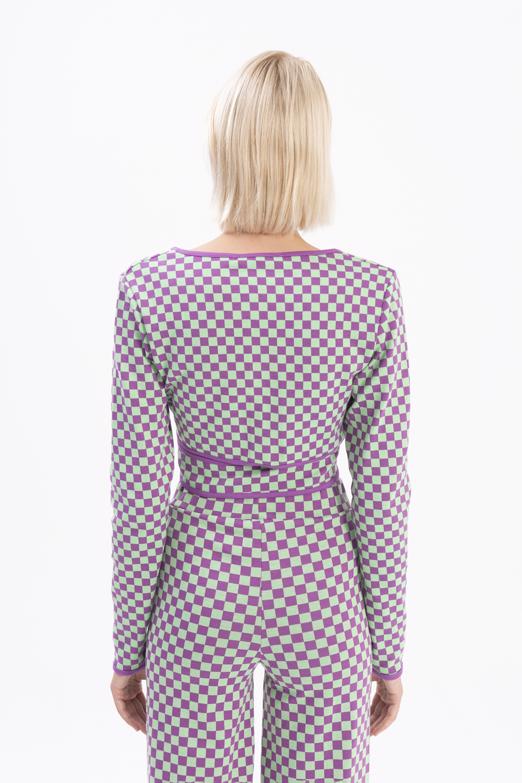 Bayan Mor Uzun Kollu Büstiyer - BSL