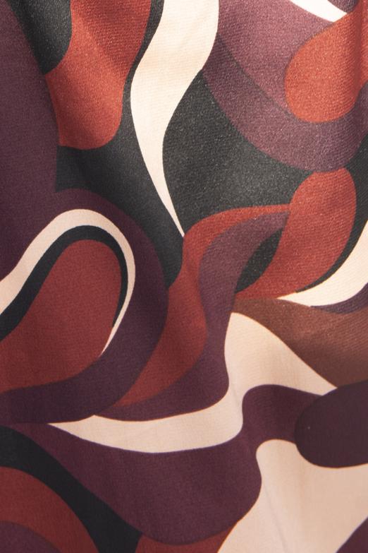 Bayan Multı Balon Kollu Yırtmaçlı Midi Elbise - BSL