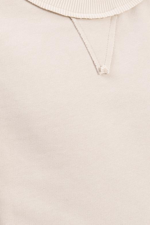 Bayan Bej Kol Pencereli Sweatshırt - BSL