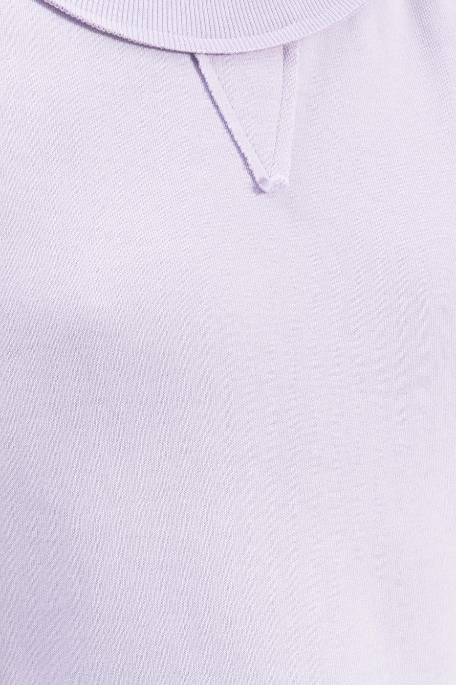 Bayan Lila Kol Pencereli Sweatshırt