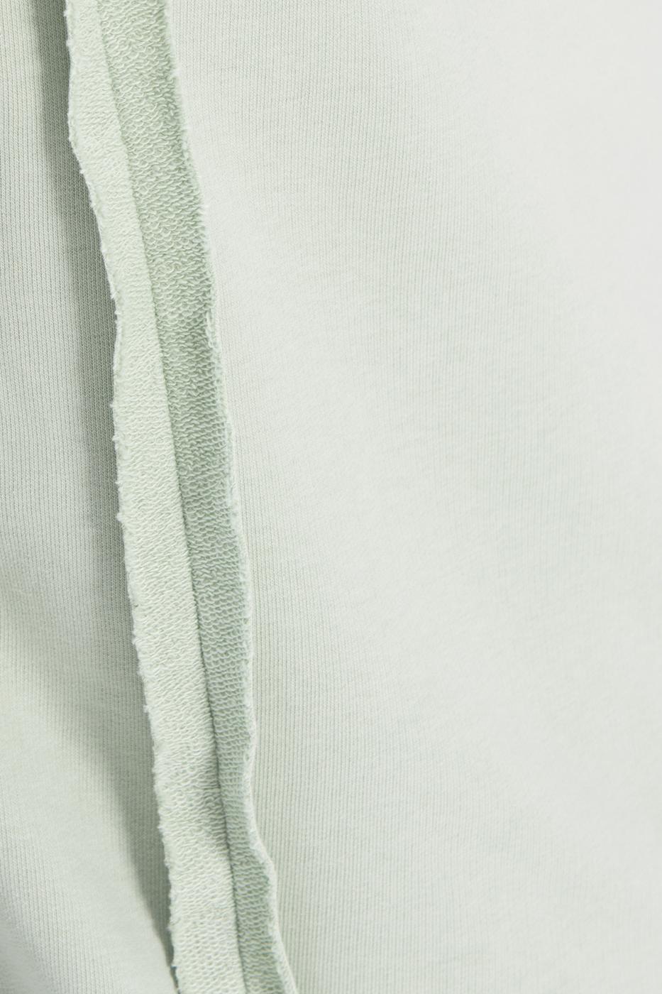 Bayan Yeşil Kol Pencereli Sweatshırt