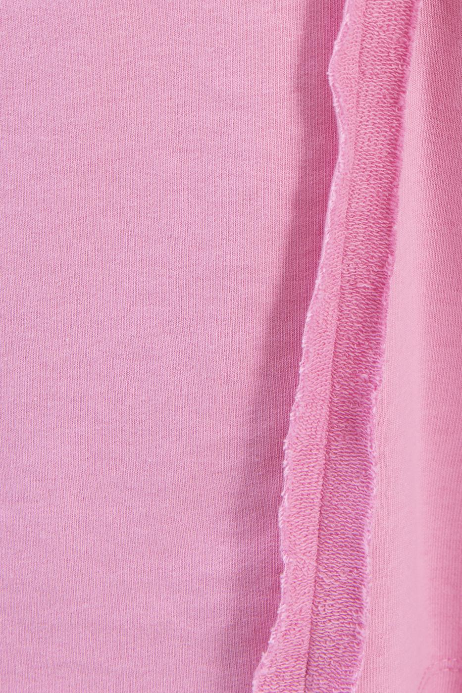 Bayan Pembe Kol Pencereli Sweatshırt