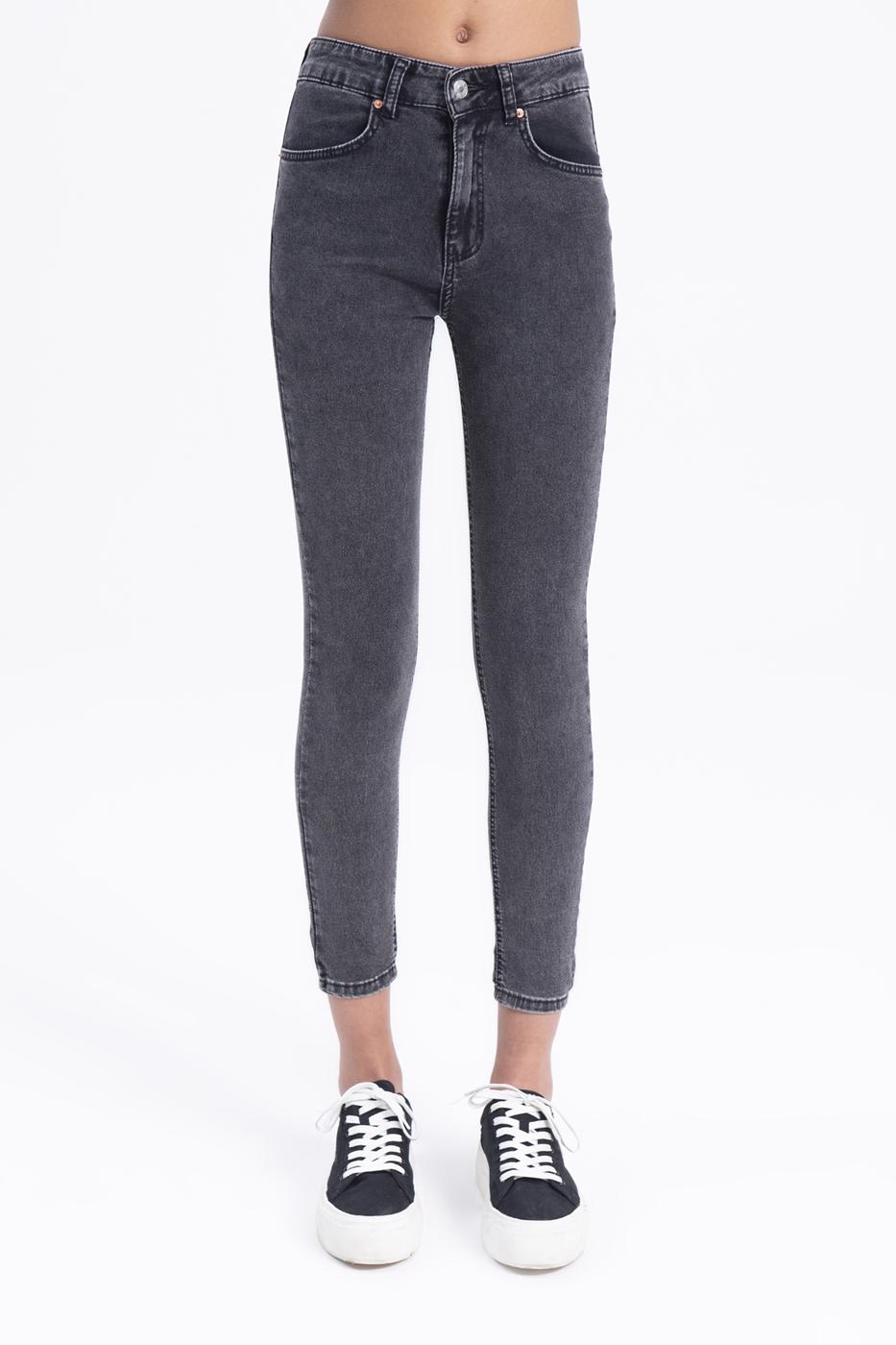 Bayan Siyah Skinny Pantolon