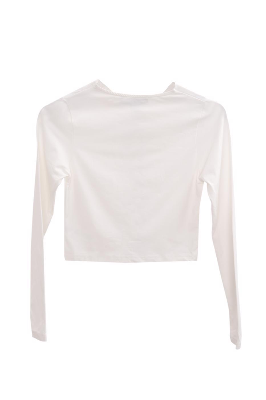 Bayan Ekru Pencere Detaylı Top