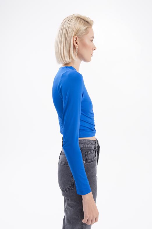 Bayan Sax Pencere Detaylı Top - BSL