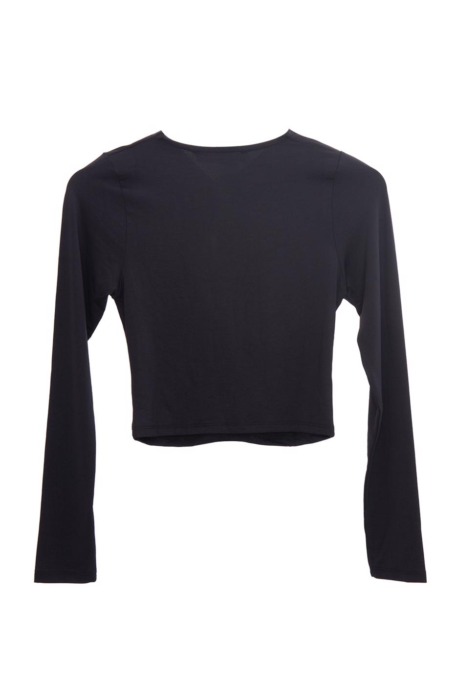 Bayan Siyah Pencere Detaylı Top