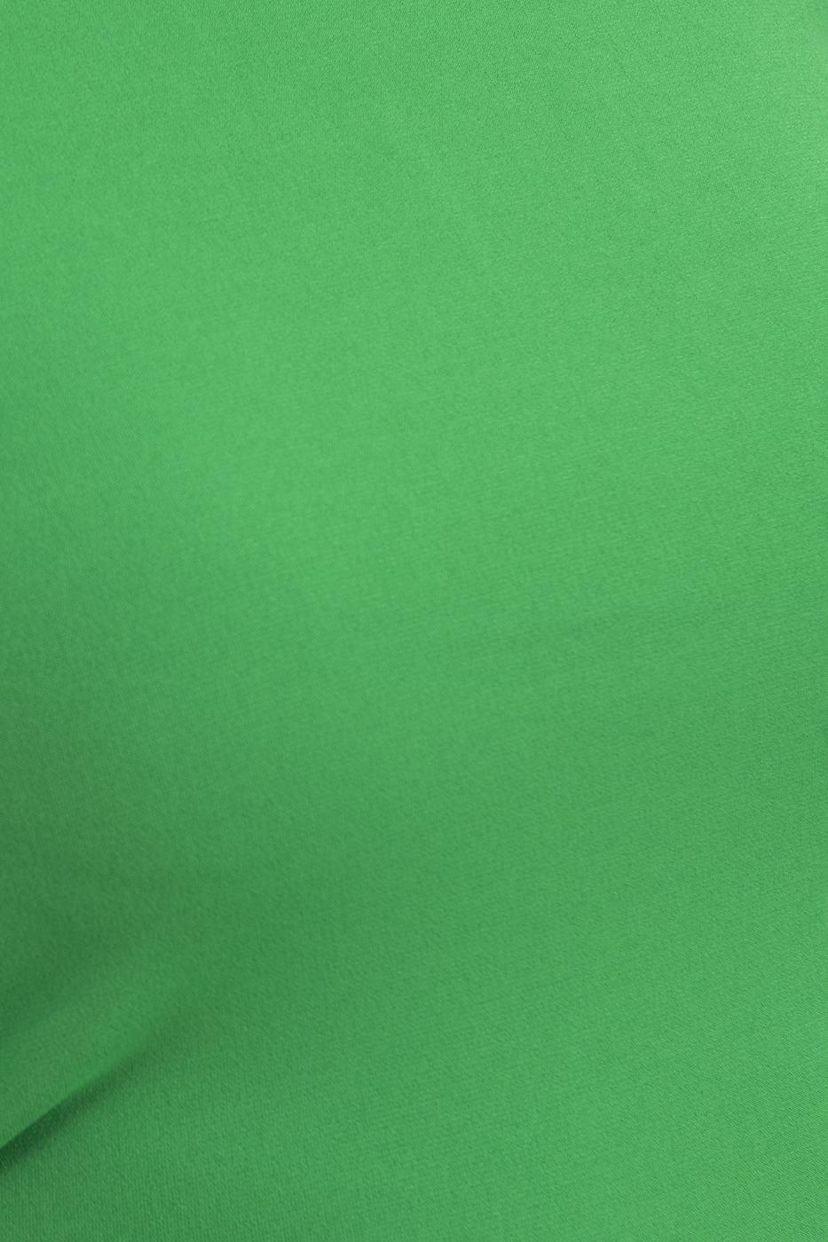 Bayan Yeşil Sırt Dekolteli Crop Top