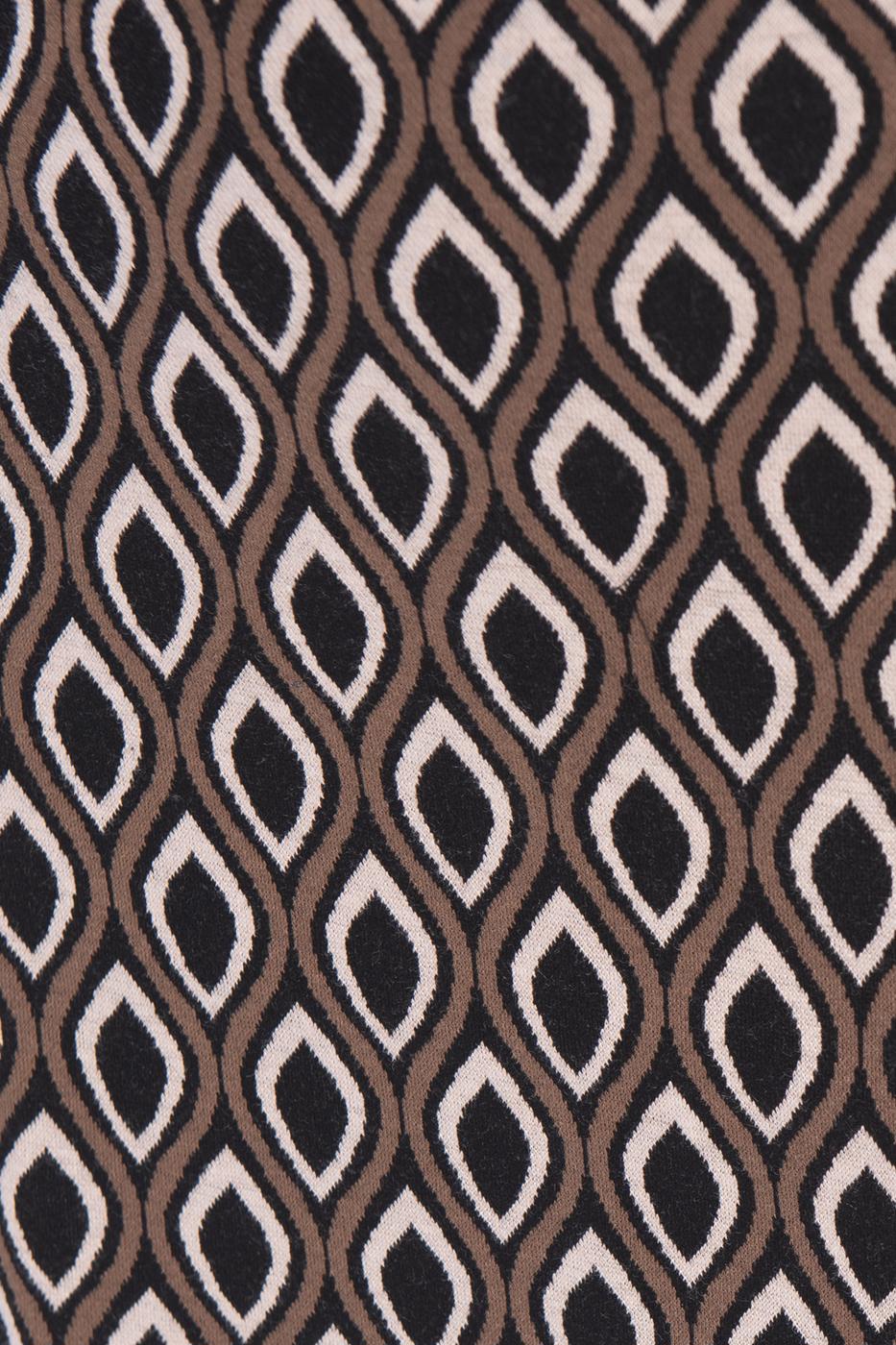 Bayan Kahverengi Yırtmaçlı Mini Etek