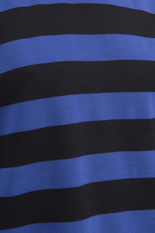 Bayan Sax Çizgili Basic Sweatshirt - BSL