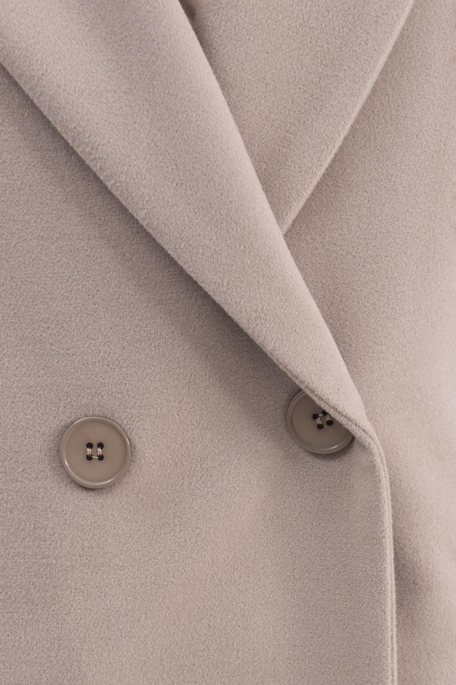 Bayan Vizon Oversize Kaşe Kaban