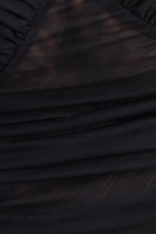 Bayan Siyah Drapeli Tül Top - BSL