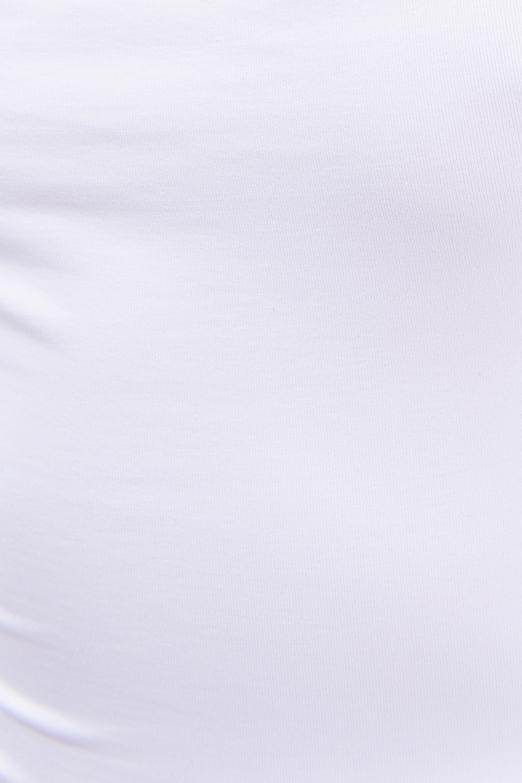 Bayan Beyaz Yaka Burgulu Top - BSL