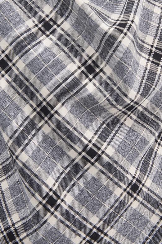 Bayan Gri Degaje Yakalı Bluz - BSL