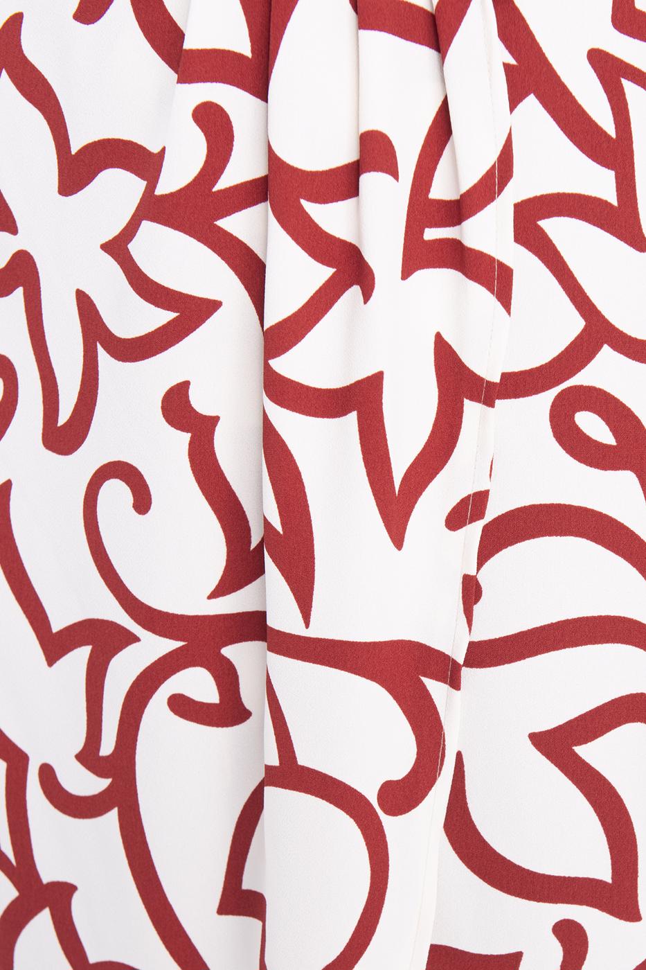 Bayan Ekru Derin Yırtmaç Detaylı Midi Etek